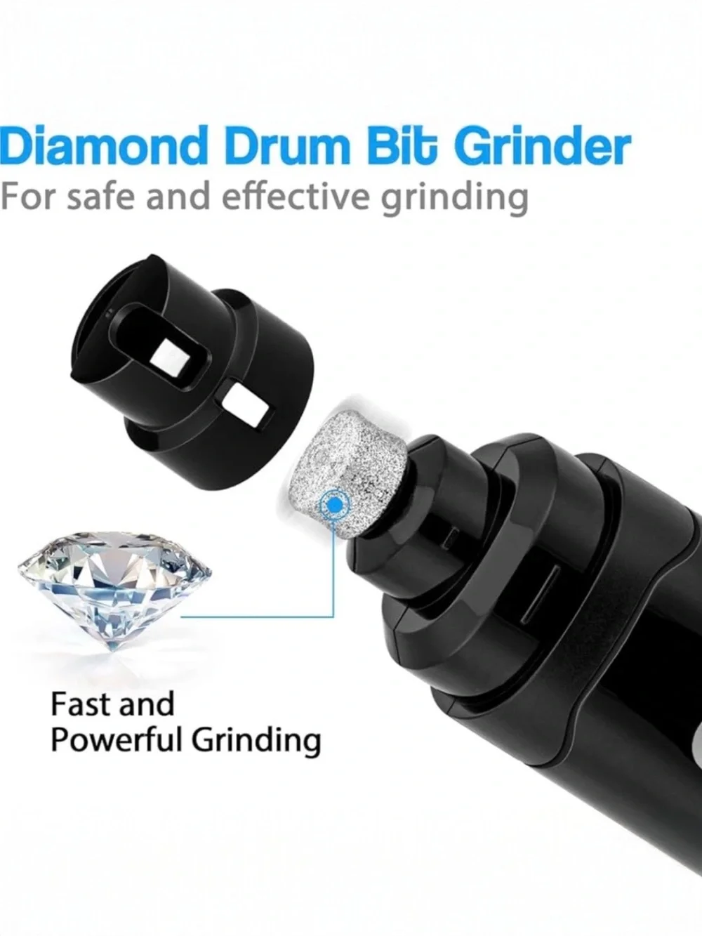 Professional Pet Nail Grinder USB Rechargeable Dog Cat Trimmer